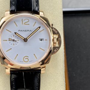 Premium Panerai Super Clone Watch with Exhibition Case Back & COD 1108631013 - front view
