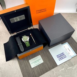 Panerai Luminor 1950 Super Clone Watch in Blue | 44mm Luxury Replica 1121207357 - side view